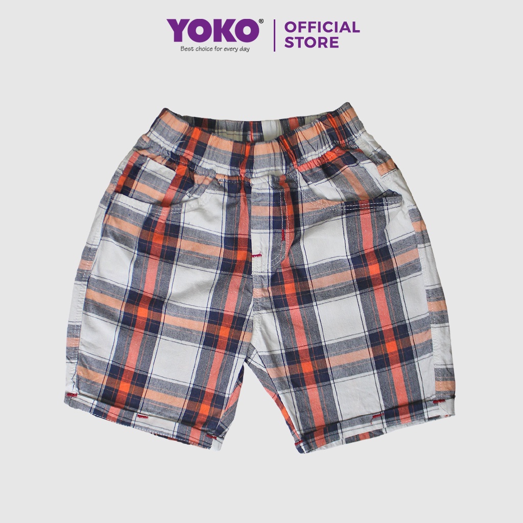 Quần Đùi Caro Bé Trai (1-10 tuổi) YOKO KID’S FASHION 8030T