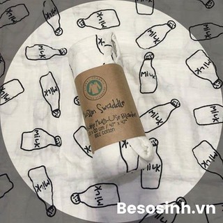 khăn cotton 1m2 x 1m2 cho bé
