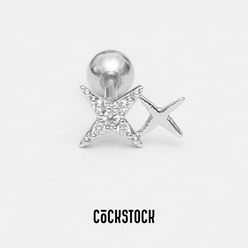 Khuyên tai Phi tiêu đá Darts ( giá 1 chiếc )