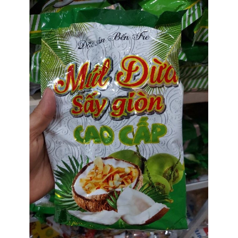 Dừa Khô, Mứt Dừa Sấy Khô Mạnh Trường Giòn Thơm (Gói 250G)