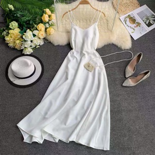 Oder đầm 2 dây cao cấp qc