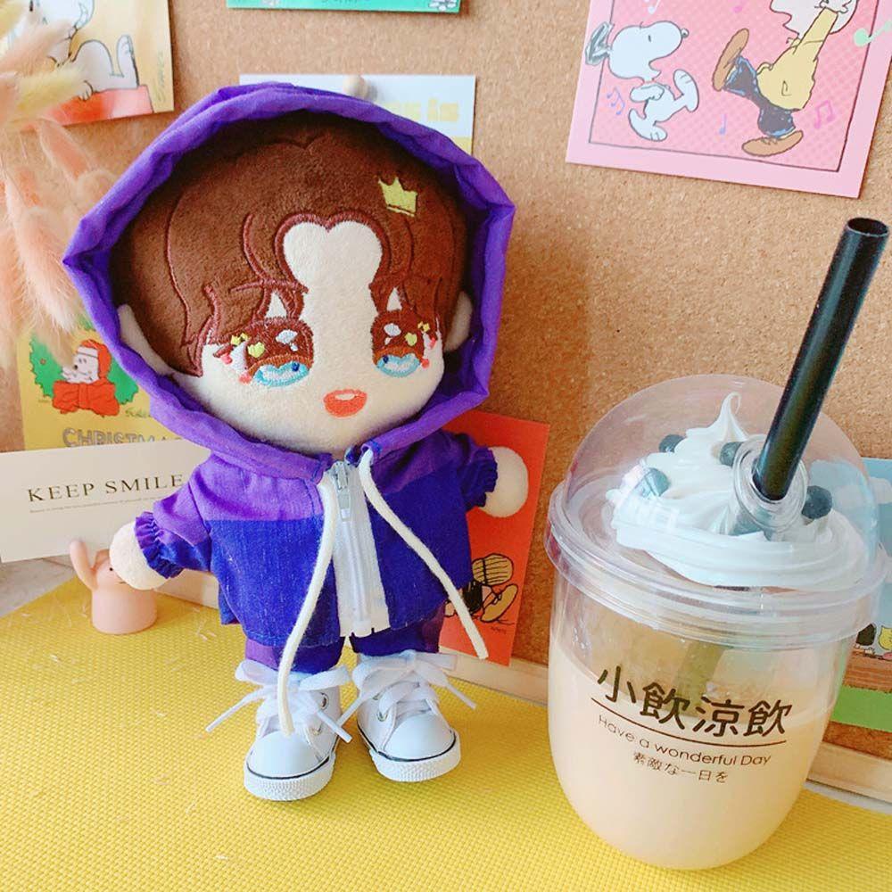 Bộ Quần Áo Cotton Tím Dành Cho Búp Bê Thần Tượng