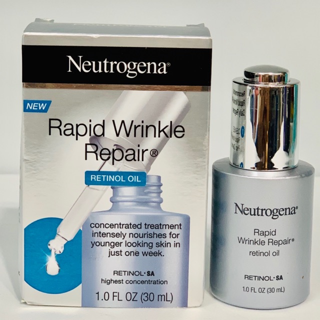 Tinh Dầu Dưỡng Neutrogena Rapid Wrinkle Repair Retinol Oil 30ml hàng Mỹ
