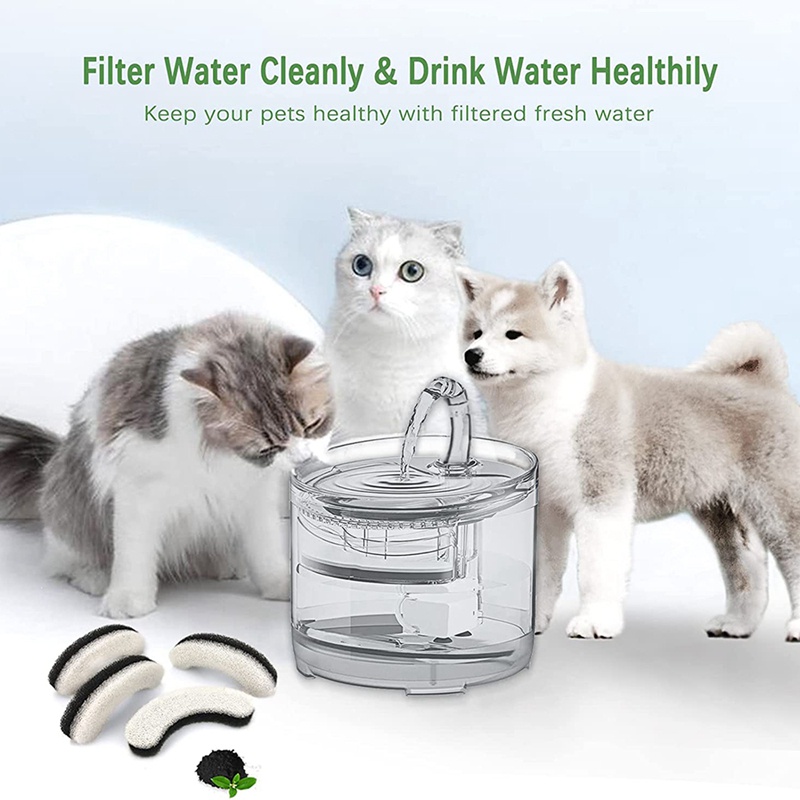 Bộ 8 Tấm Lọc Đài Phun Nước Đài Phun Nước Thay Thế Cho Thú Cưng WF050