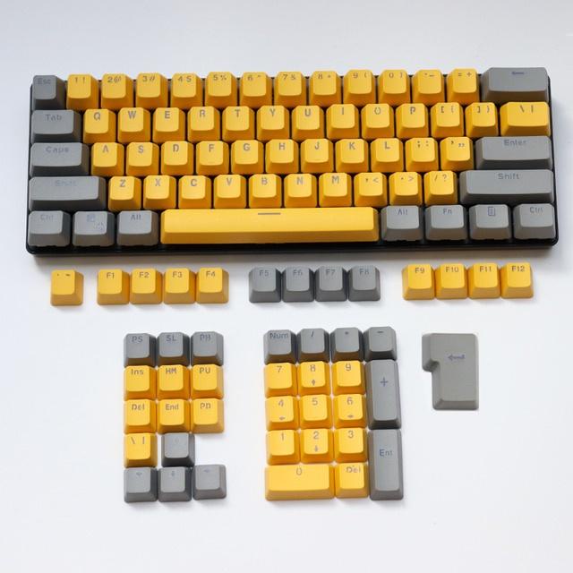 Keycap ABS mix màu không giới hạn, dùng để gắn vào bàn phím cơ, Profile OEM, phù hợp các loại bàn phím layout  60-87-104