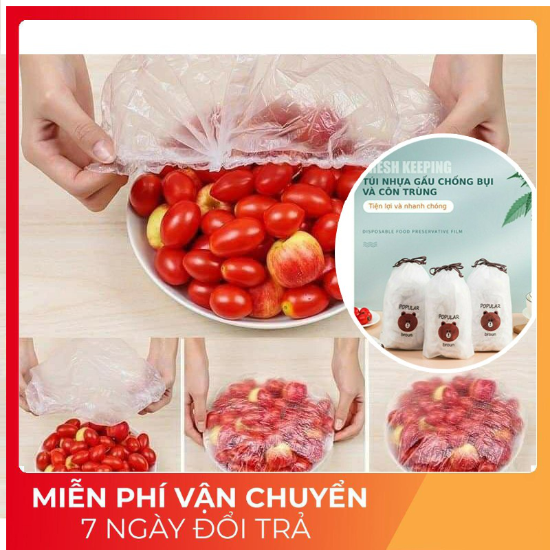 100 BỌC GẤU BỌC THỰC PHẨM