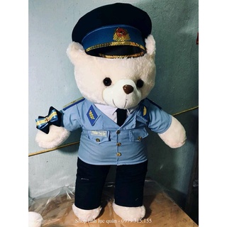 Gấu bông quân đội bộ đội pkkq 55cm