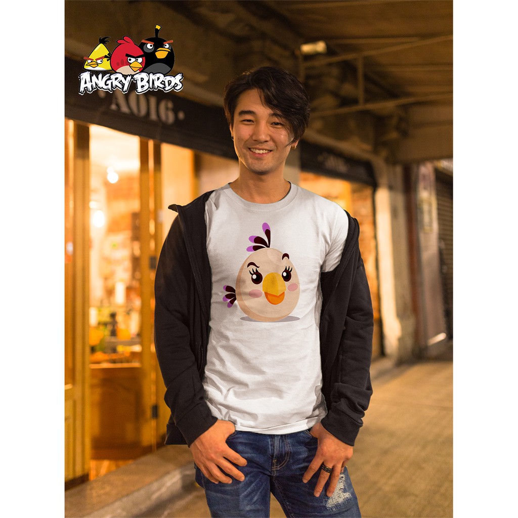 Áo thun Cotton Unisex - Game - Angry Birds - stella