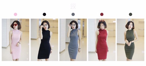 ĐẦM BODY CỔ LỌ