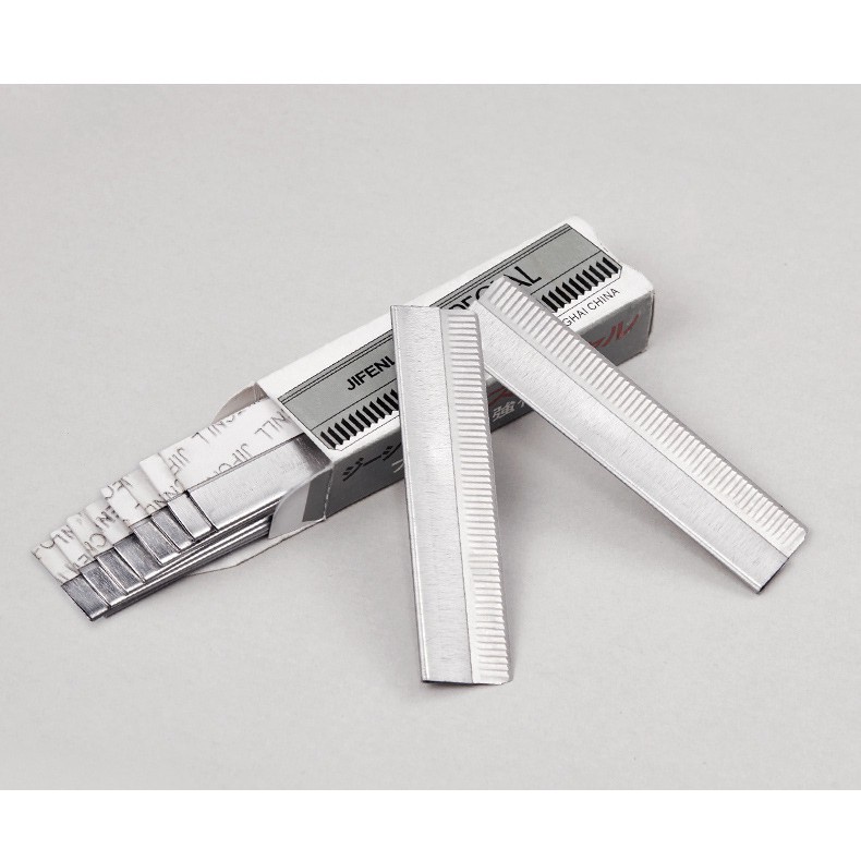 [Hàng mới về] Set 10 dao cạo lông mày bằng thép không gỉ đa năng