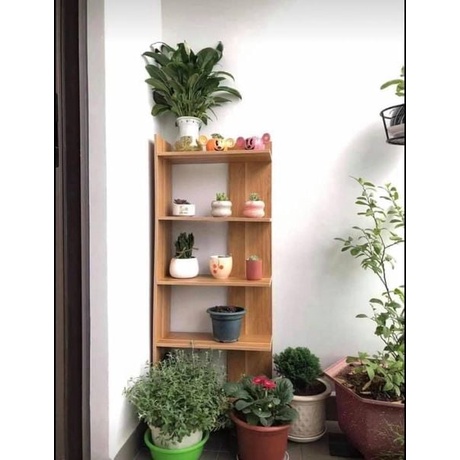 [FREESHIP] Kệ Gỗ CAO CẤP trang trí decor nhà cửa 5 Tầng Đa Năng