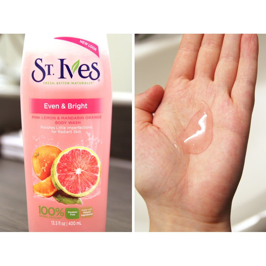 Sữa tắm St.Ives Pink Lemon & Mandarin 709 ml