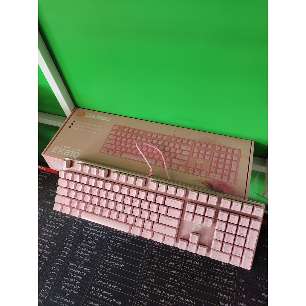 Bàn phím Dareu EK810 Pink