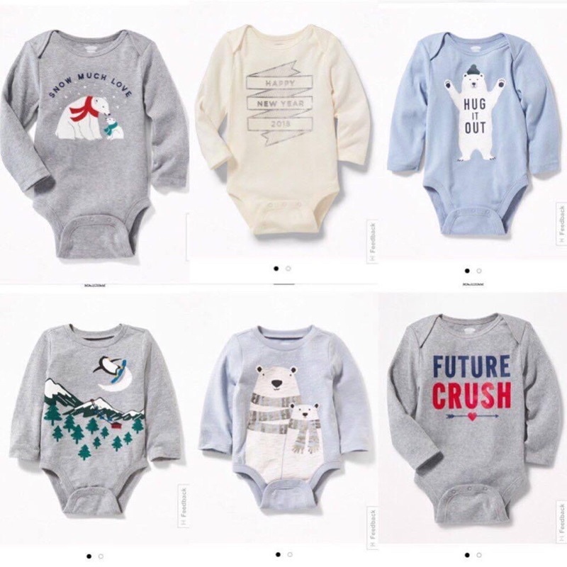 (Deal shock) Set 4c Body chip Oldnavy cotton dư xịn siêu đẹp