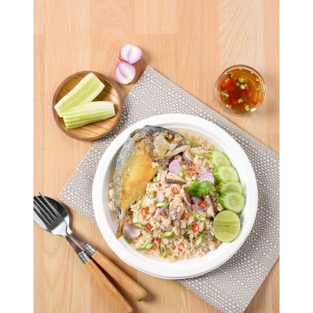 Đĩa giấy bột gỗ dùng 1 lần Fest bio 8 inches, 9 inches, oval 6.5 inches. [ 𝙃𝙖̀𝙣𝙜 𝘾𝙝𝙞́𝙣𝙝 𝙃𝙖̃𝙣𝙜 ]