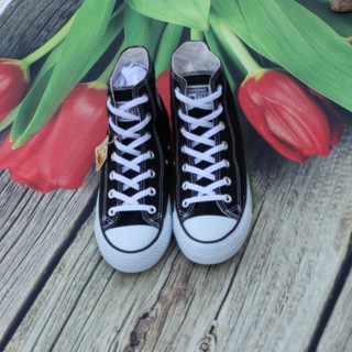 Giày Sneaker Star Đen Nữ Cổ Cao ZRS