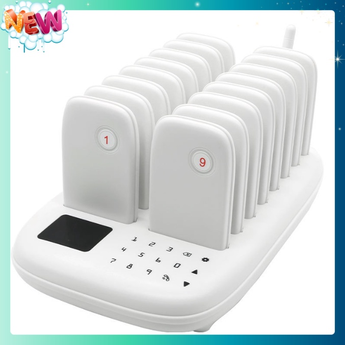 🇳 🇪 🇼®️ Bộ thẻ rung tự phục vụ 16 thẻ HL-668