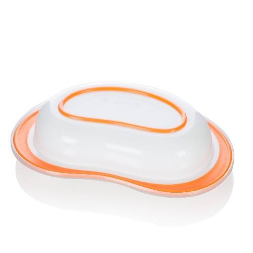 Bát ăn dặm chống trượt có nắp đậy và thìa UP5044N