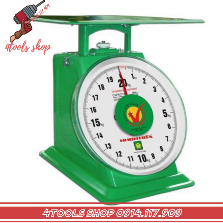 Cân đồng hồ Nhơn Hòa 20Kg - hàng chính hãng