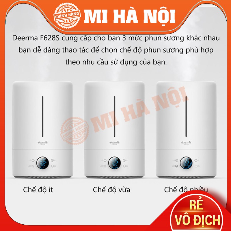 Máy tạo độ ẩm Xiaomi Deerma F628s 5L, khử trùng UV