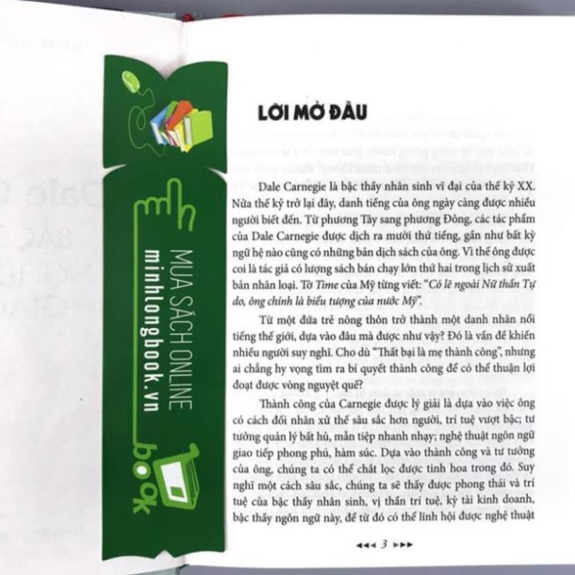 Sách - Dale Carnegie - Bậc thầy của nghệ thuật giao tiếp - Bản đặc biệt bìa cứng (Kèm Bookmark) [Minh Long]