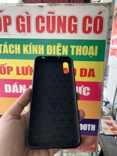 Ốp lưng Xiaomi Redmi 9A dẻo đen vân xước