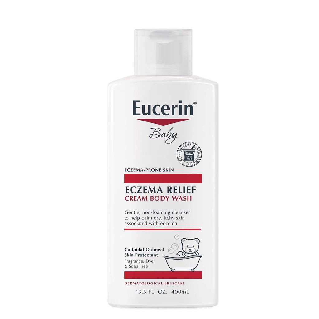 Sữa tắm chàm cho bé Eucerin Baby Eczema Relief Cream Body Wash 400ml USA