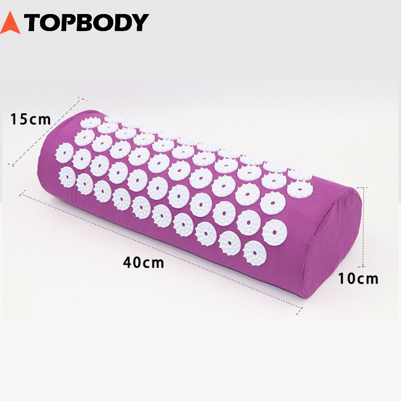 Thảm bấm huyệt Promat, thảm gai kết hợp châm cứu, massage yoga cao cấp TOPBODY - size lớn 68x42 cm - có túi-THAMS01