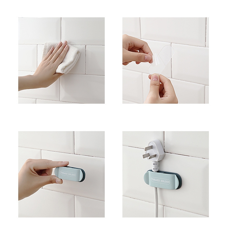 Set 4 kẹp giữ dây cáp tiện lợi