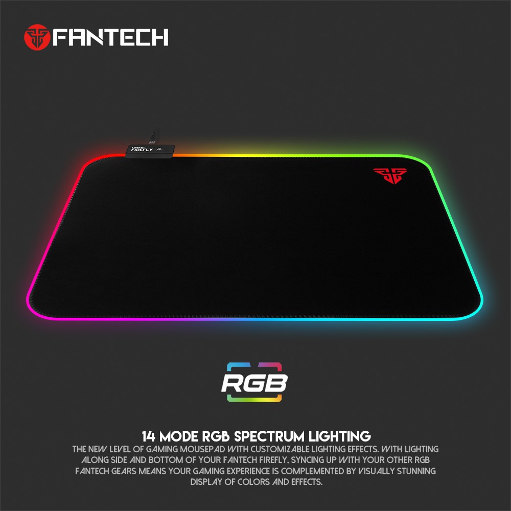 Đế Lót Di Chuột Đèn LED RGB 7 Chế Độ Khác Nhau FANTECH MPR351S - Hãng Phân Phối Chính Thức