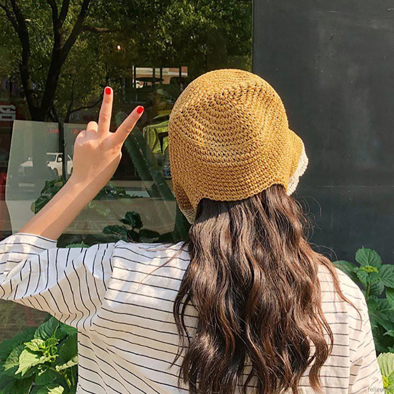 Mũ tai bèo viền ren thời trang mùa hè