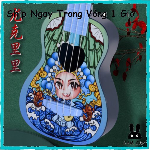 Đàn Guitar Mini ⚡Kim Đồng Ngọc Nữ Mẫu Mới 2021⚡ hoạt hình siêu kute cho bé trai bé gái