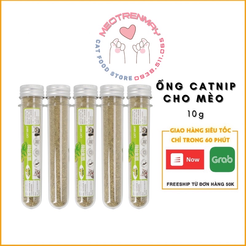 Ống cỏ mèo CATNIP giảm căng thẳng cho mèo - ống 10gr