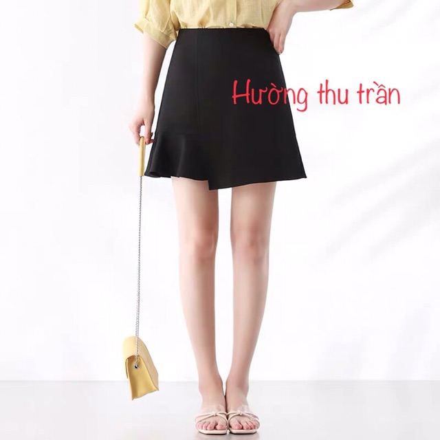 Chân váy đuôi cá vạt lệch thời trang công sở | BigBuy360 - bigbuy360.vn