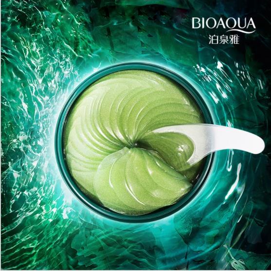Mặt nạ mắt Bioaqua tảo biển collagen vàng Hộp 60 miếng - Giảm Quầng Thâm - Nhăn Mắt - Bọng Mắt Chống Lão Hóa