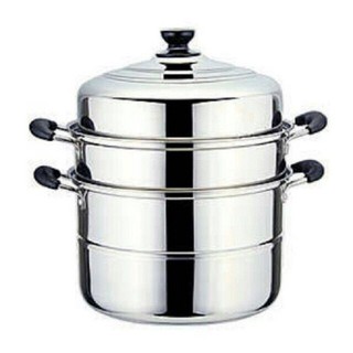 Nồi hấp 3 tầng inox 28cm