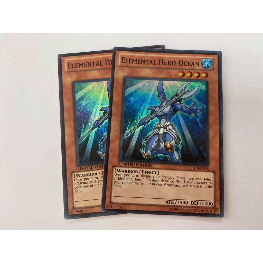 thẻ bài Yugioh! bộ thẻ bài Elemental Hero Mudballman - Elemental Hero Ocean