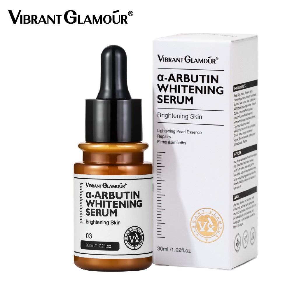 Tinh chất VIBRANT GLAMOUR α-Arbutin Niacinamide 10% làm trắng da/ mờ thâm/ mịn màng 30ml
