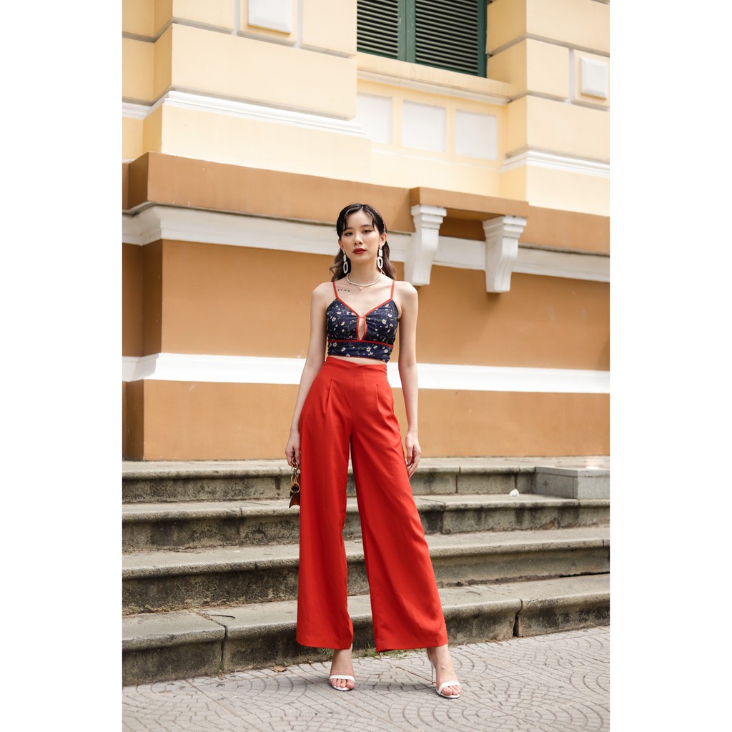 SÒ VINTAGE - FELI Quần cam ống rộng túi xéo | BigBuy360 - bigbuy360.vn