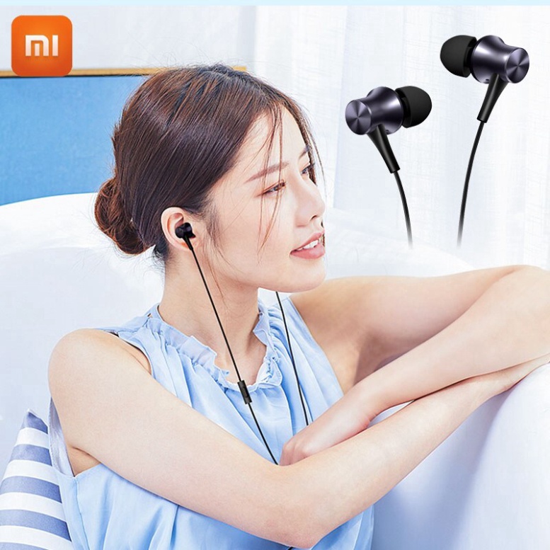Tai nghe nhét tai Xiaomi Piston 3 cổng USB Type-C kèm mic cho điện thoại Huawei