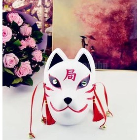 FOLLOW TẶNG 3KHÀNG CÓ SẴN Mặt Nạ 7 kiểu Kitsune Chọn mẫu Hồ Ly Tinh Cáo Phối Tua Rua Cổ Trang Hóa Trang Mèo Hồ Yêu