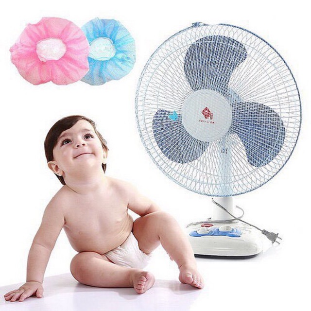 Lưới bọc quạt an toàn cho bé