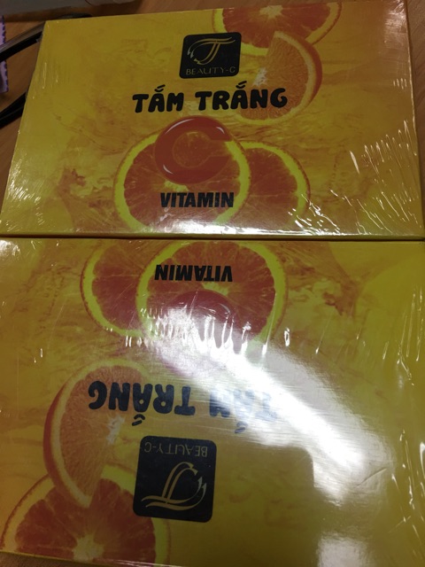 Tắm trắng cam vitamin C