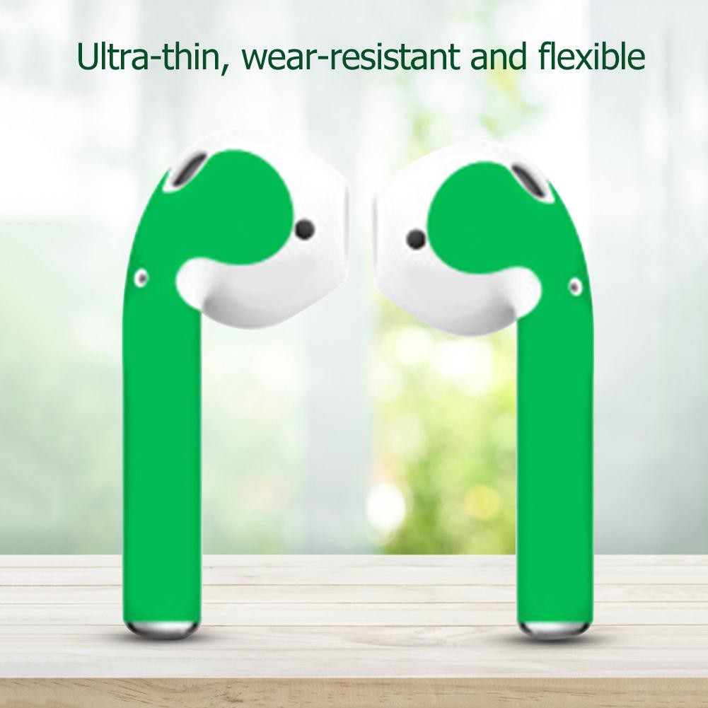 Miếng Dán Bảo Vệ Tai Nghe Bằng Pvc Có Thể Tháo Rời Dành Cho Airpods