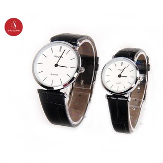 [COMBO] Đồng hồ đôi SIQIN 5817L cao cấp 38mm & 30mm (Đen) + Tặng hộp đựng đồng hồ thời trang