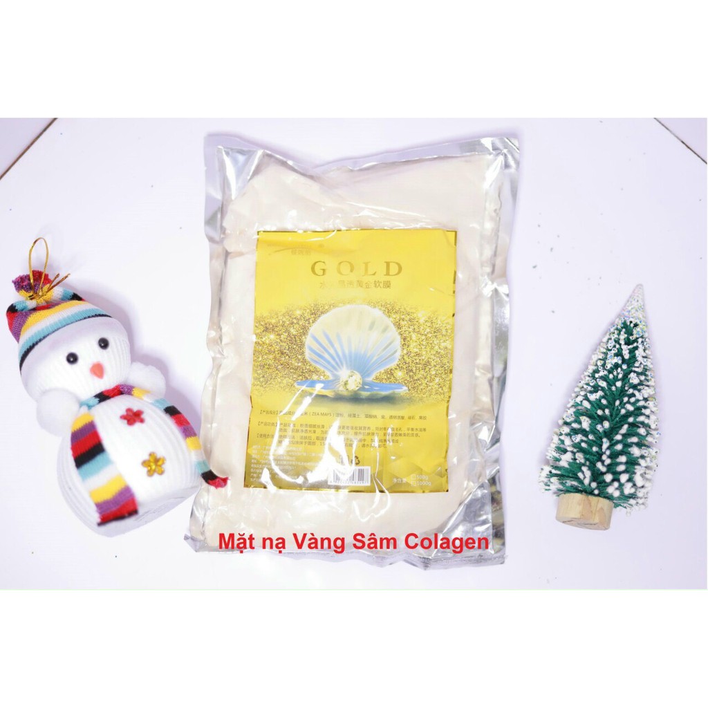 Bột Mặt Nạ Vàng Sâm Ngọc Trai Collagen