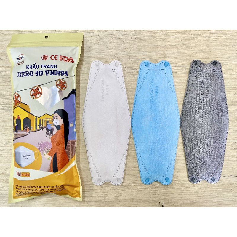 Khẩu trang KF94 - VNN94 Tây Sài Gòn - Bao chất lượng