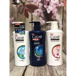 Dầu gội Clear đủ màu Thái Lan (Chai 480ml)