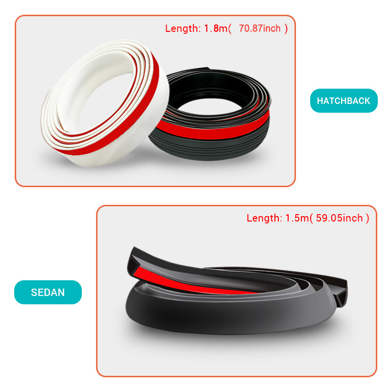 Dải dán đóng kín khoảng trống nắp thân xe hơi SEAMETAL chống mưa và bụi bẩn 1.5m/ 1.8m dành cho SUV/ MPV