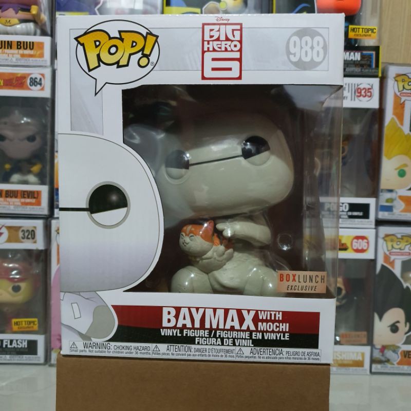 Đồ chơi mô hình funko pop 988 Baymax with Mochi - Big Hero 6